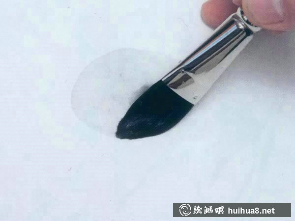 水彩画直接画法绘制白色的鸡蛋