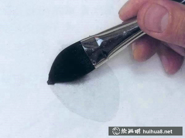 水彩画直接画法绘制白色的鸡蛋