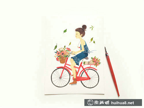罗马尼亚Oana手绘水彩插画作品欣赏