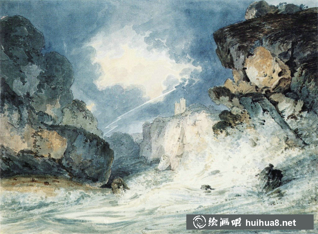 Thomas Girtin托马斯吉尔丁水彩风景画