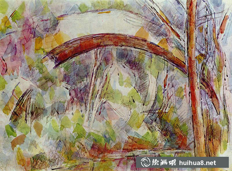 印象派画家塞尚水彩画作品 印象派画家塞尚水彩画作品