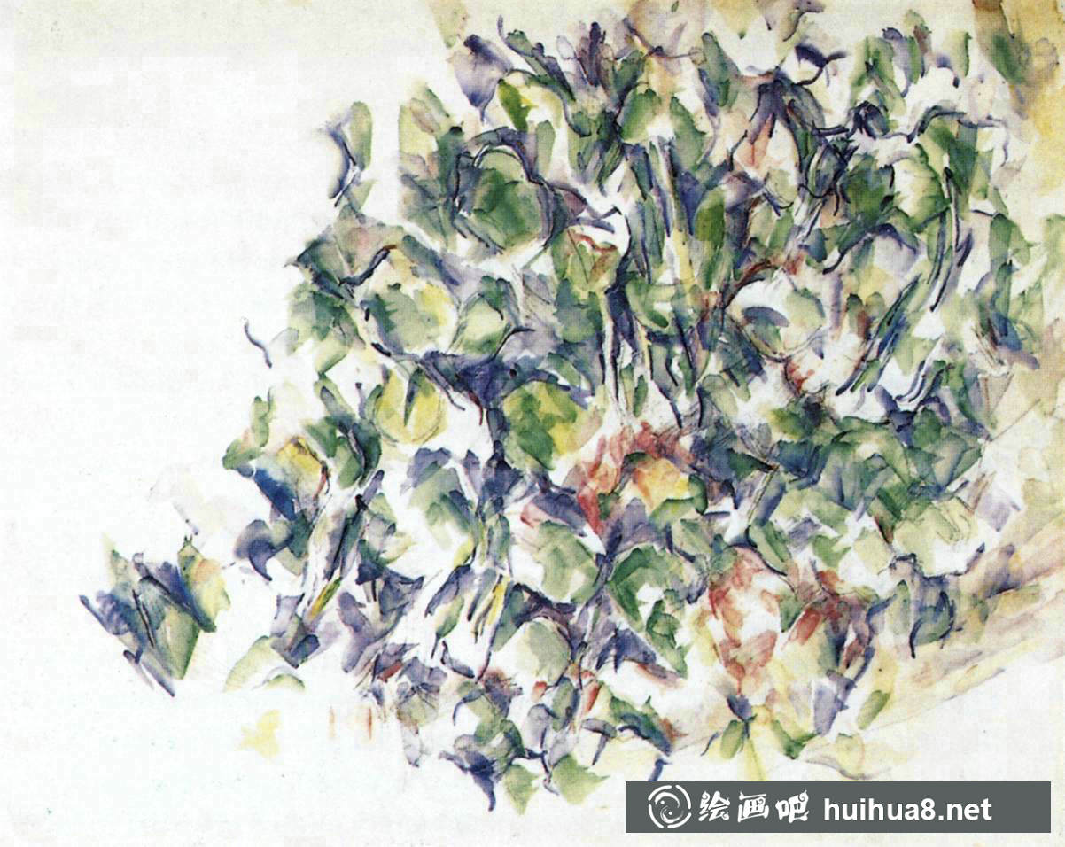 印象派画家塞尚水彩画作品 印象派画家塞尚水彩画作品