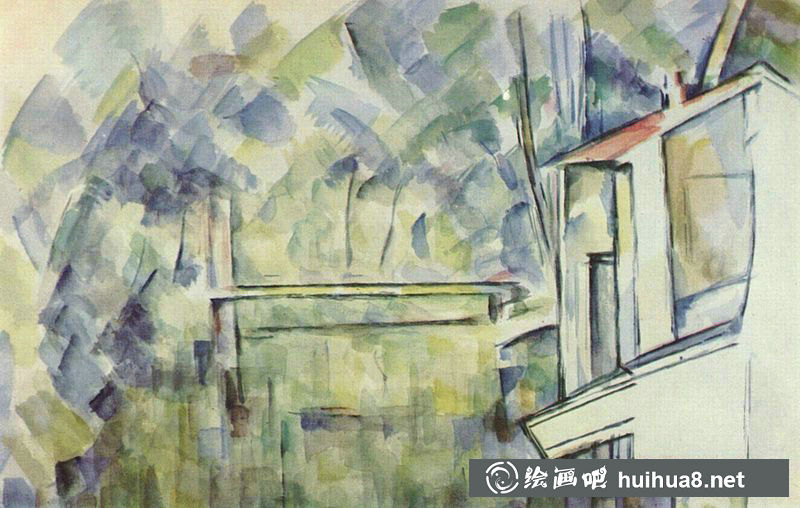 印象派画家塞尚水彩画作品 印象派画家塞尚水彩画作品
