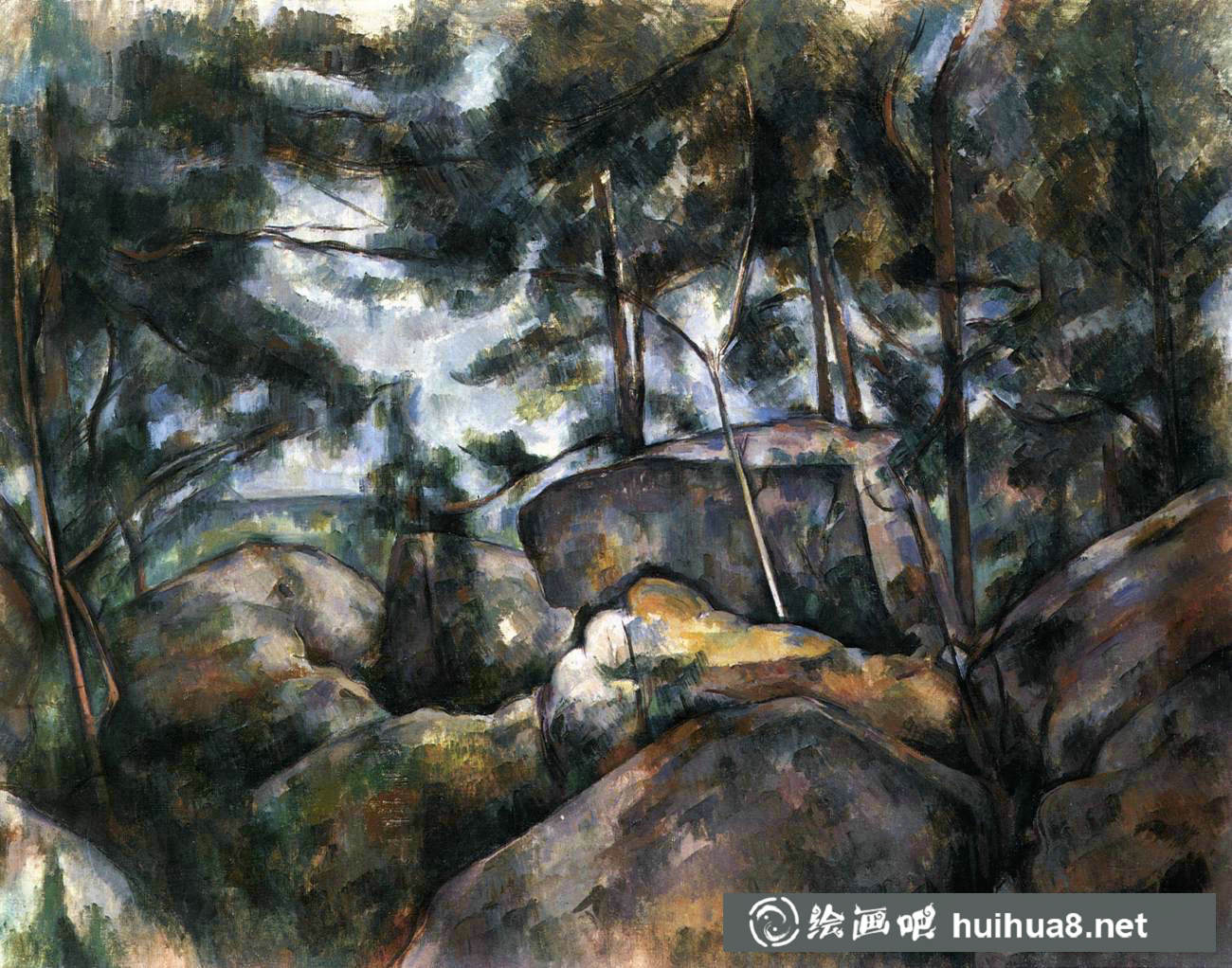 印象派画家塞尚水彩画作品 印象派画家塞尚水彩画作品