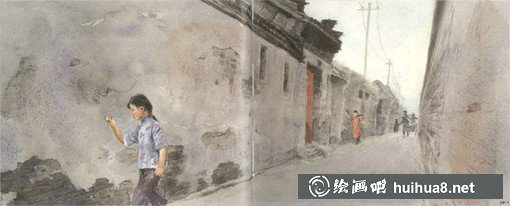 关维兴水彩画绘本《城南旧事》