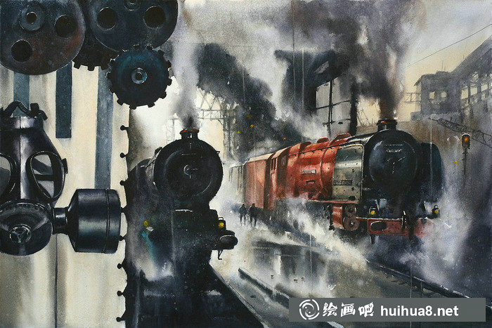 印度Ananta Mandal水彩画作欣赏