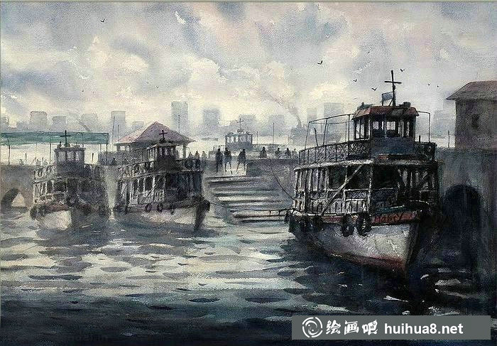 印度Ananta Mandal水彩画作欣赏