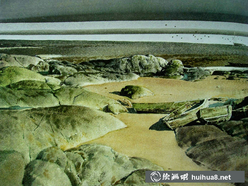 刘寿祥水彩风景画作品