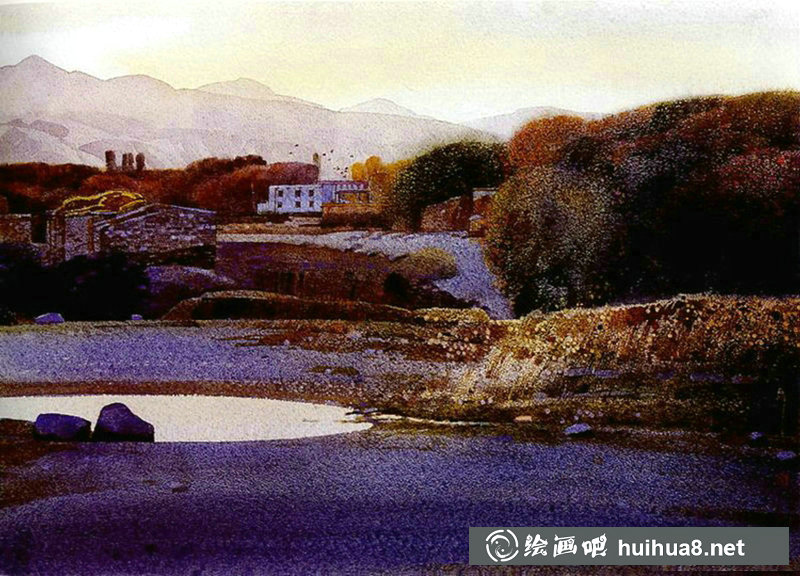刘寿祥水彩风景画作品