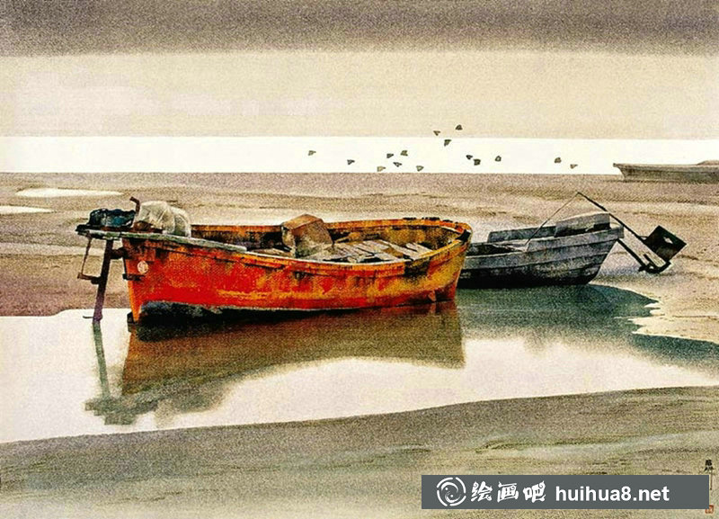 刘寿祥水彩风景画作品