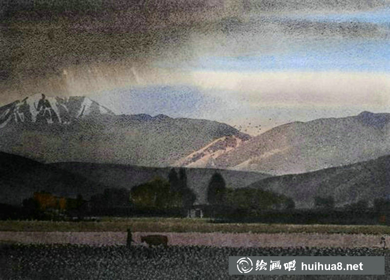 刘寿祥水彩风景画作品