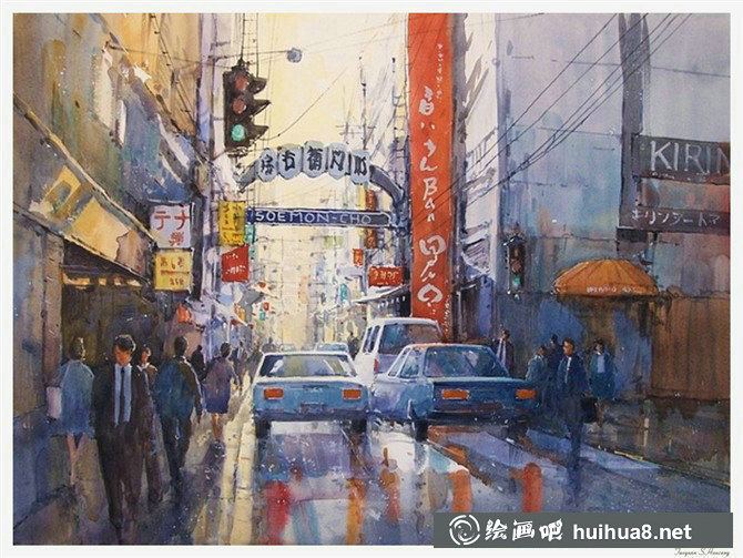 Ian Ramsay伊恩·拉姆齐水彩画作品