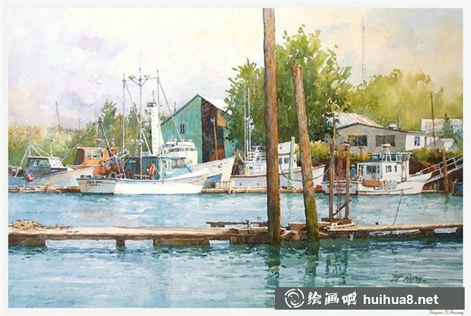 Ian Ramsay伊恩·拉姆齐水彩画作品