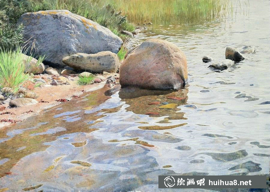 波兰画家Stanislaw Zoladz风景水彩作品