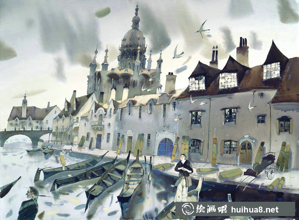 Alexander Votsmush水彩插画 Alexander Votsmush水彩插画