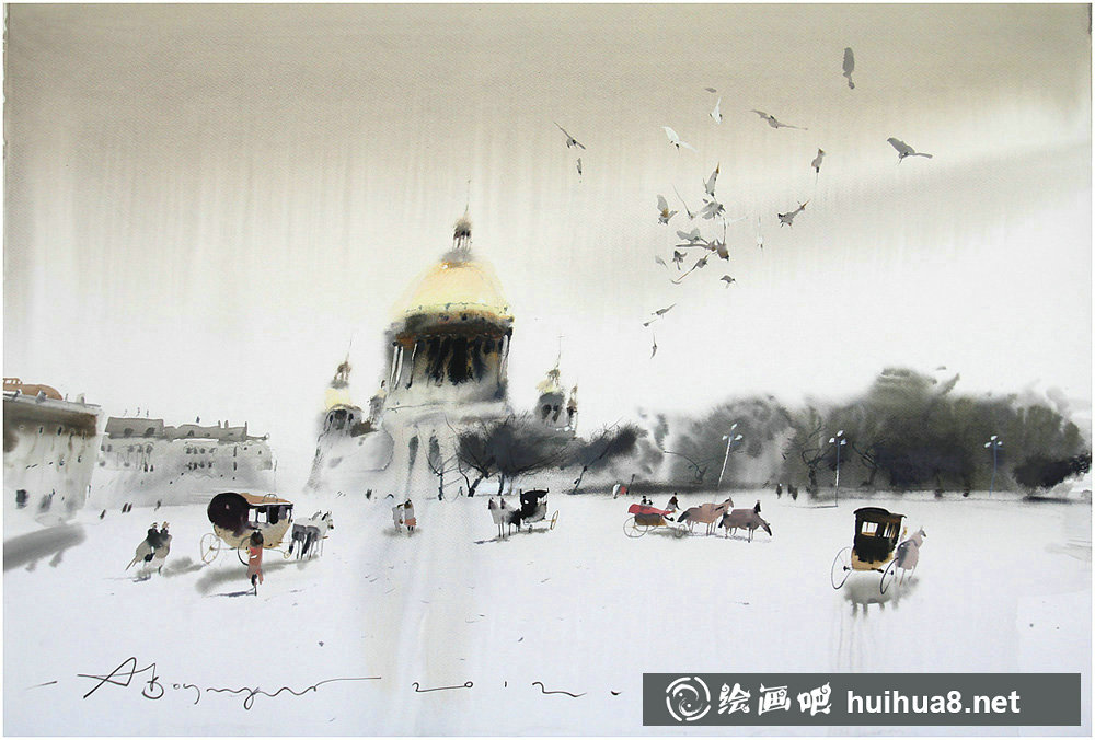 Alexander Votsmush水彩插画 Alexander Votsmush水彩插画