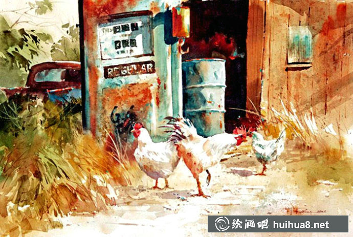 Carl Purcell美国卡尔·普赛尔的风景画
