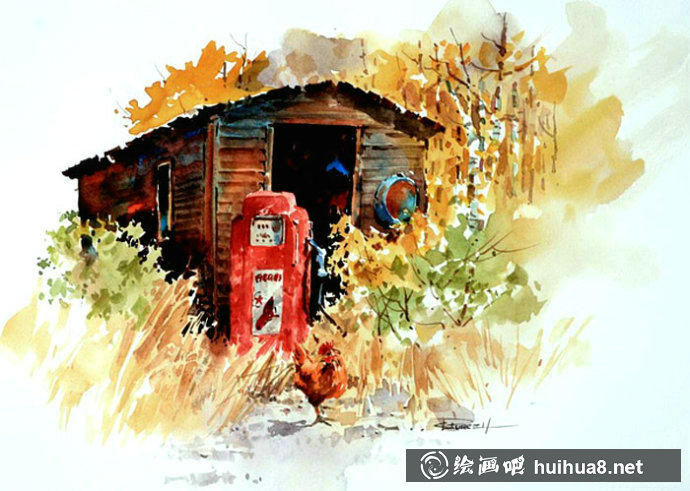 Carl Purcell美国卡尔·普赛尔的风景画