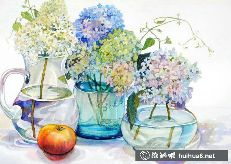 Catherine Hillis光影水彩画作品 Catherine Hillis光影水彩画作品