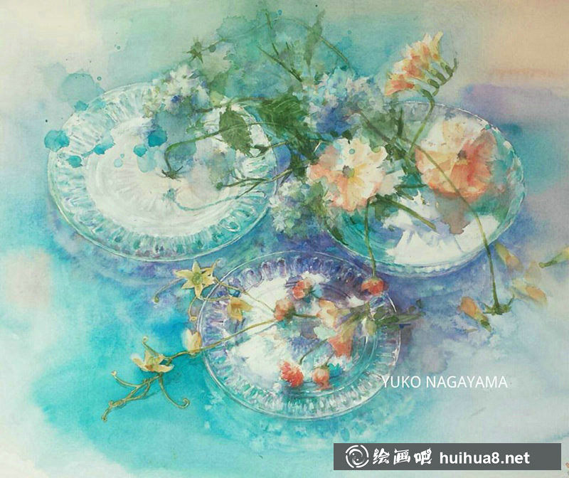 永山裕子静物水彩画作品欣赏之二