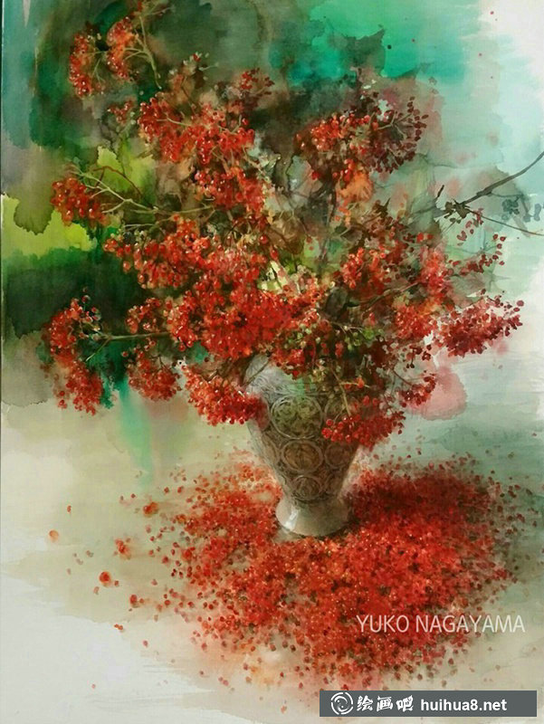 永山裕子静物水彩画作品欣赏之二