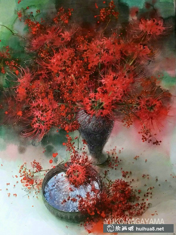 永山裕子静物水彩画作品欣赏之二