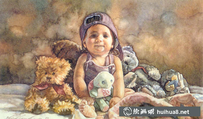 美国Steve Hanks史蒂夫.汉斯水彩人物作品二
