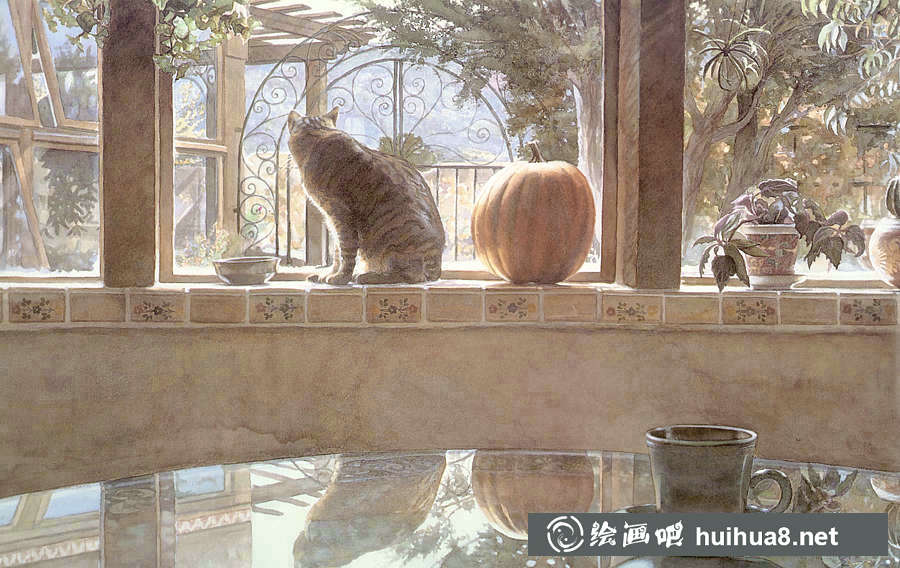 美国Steve Hanks史蒂夫.汉斯水彩人物作品二
