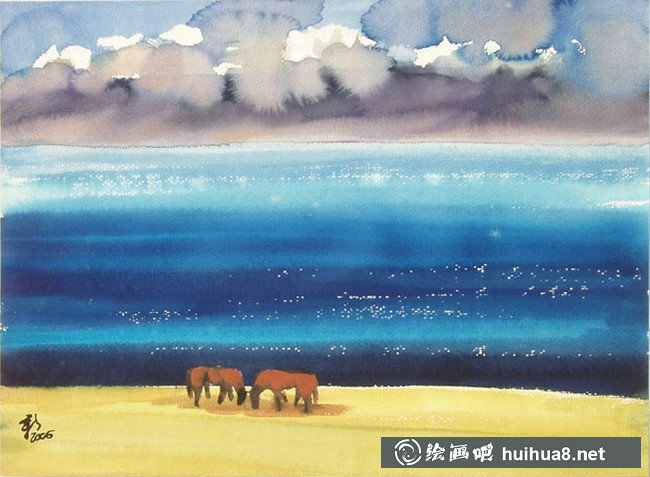 柳新生风景水彩画作品欣赏