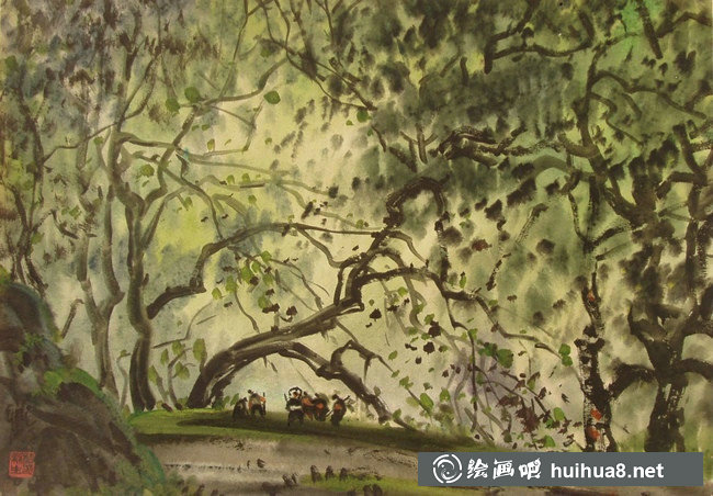 柳新生风景水彩画作品欣赏