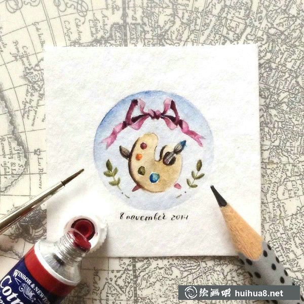 插画家Elena Limkina的水彩植物绘 插画家Elena Limkina的水彩植物绘