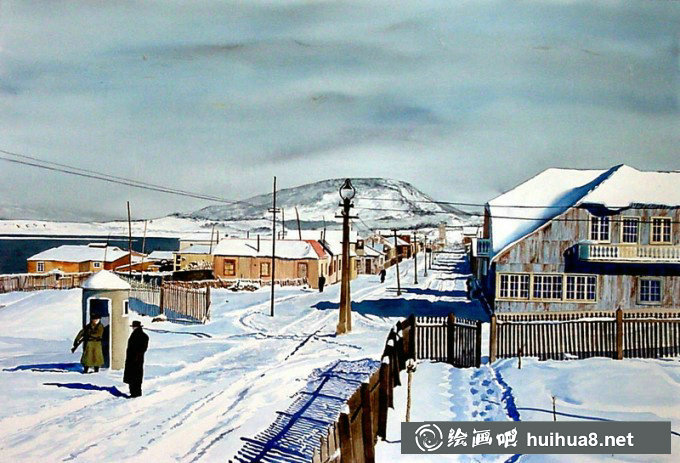 阿根廷画家Eduardo Julio Nicola风景水彩画