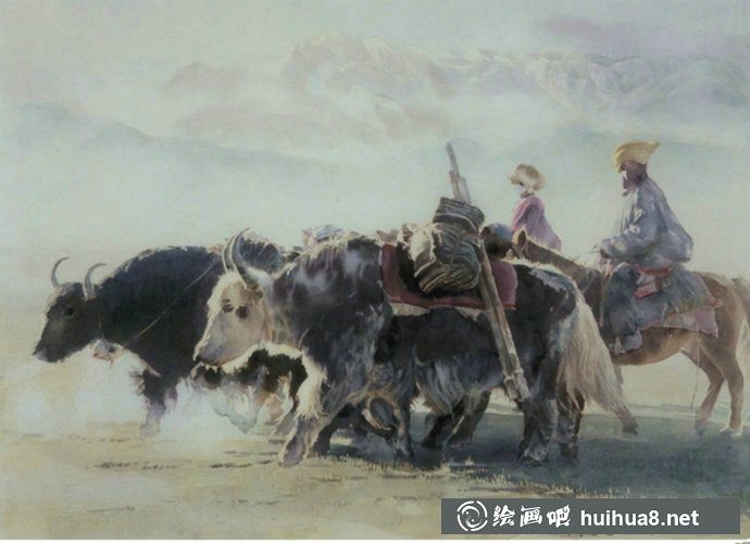 刘云生风景水彩画写生作品