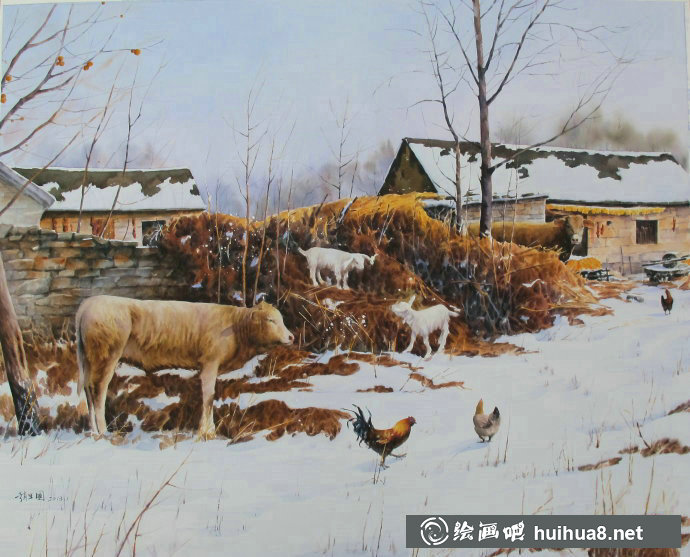 赵生国乡村风景水彩画作品欣赏 赵生国乡村风景水彩画作品欣赏