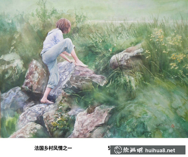 杜晓光风景人物手绘水彩画作品 杜晓光风景人物手绘水彩画作品