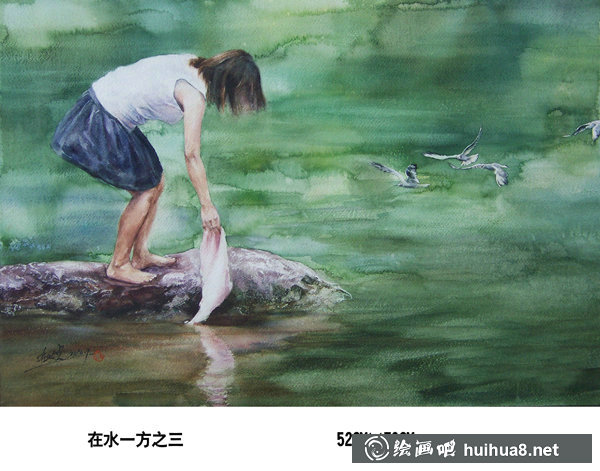 杜晓光风景人物手绘水彩画作品 杜晓光风景人物手绘水彩画作品
