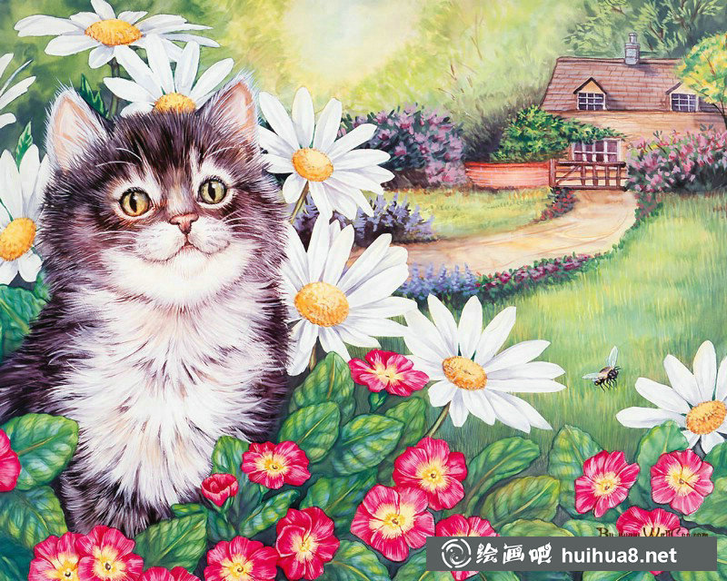美国插画师Jane Maday笔下的可爱猫咪小动物 美国插画师Jane Maday笔下的可爱猫咪小动物