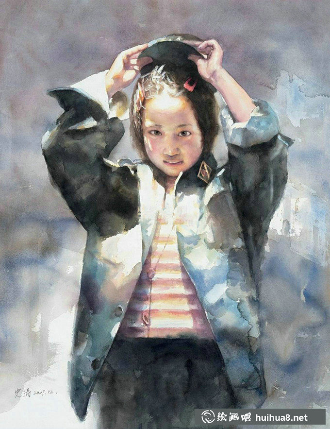 史涛人物水彩画作品