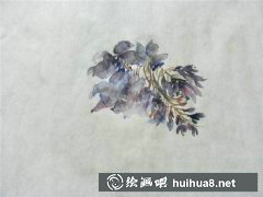 紫藤花国画写意教程赏析