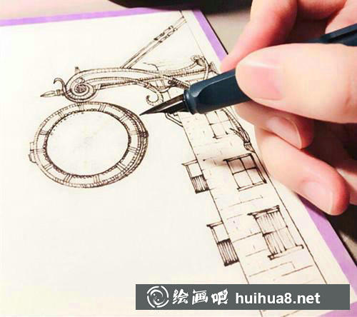 钢笔线稿