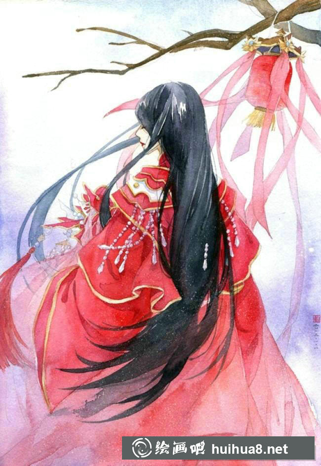 古风美女插画3