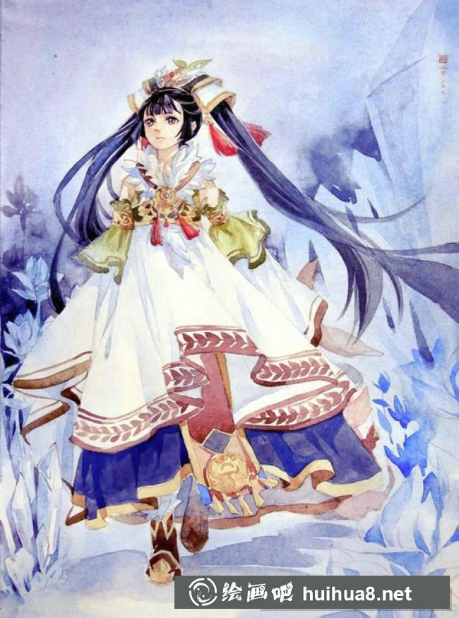 古风美女插画4