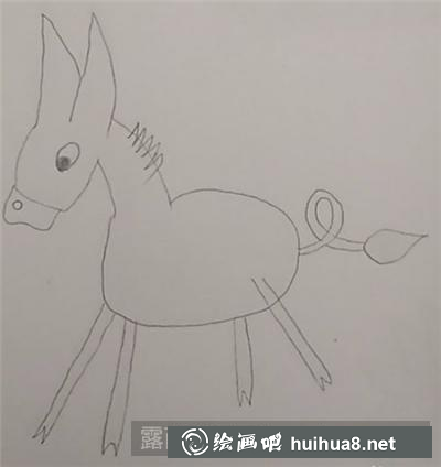 5 小毛驴身体绘制步骤5