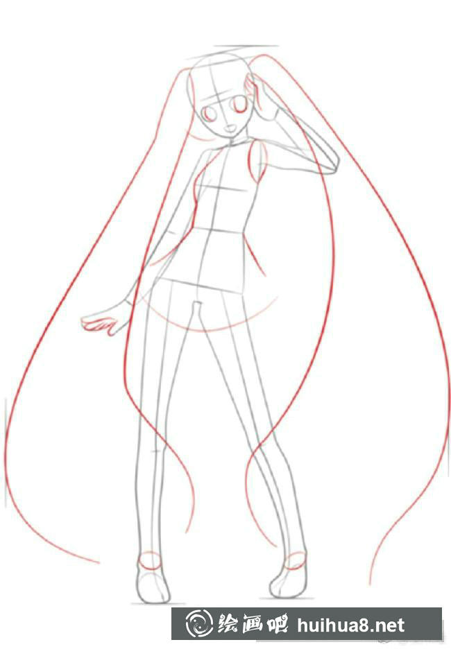 初音未来线稿6