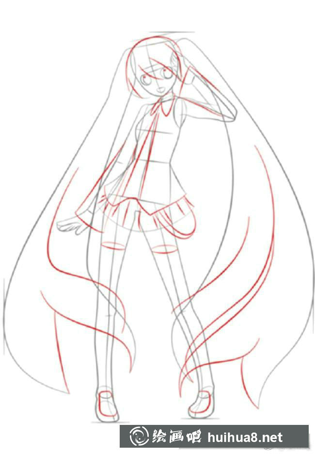 初音未来线稿7