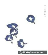 国画教程：绘制牵牛花步骤
