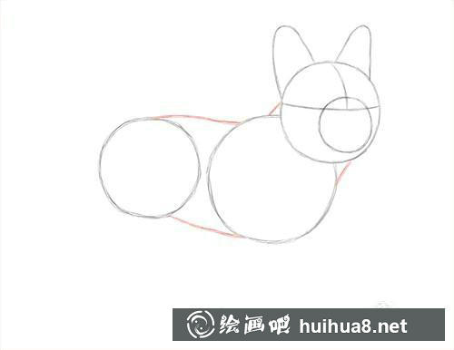 小兔子水彩画步骤2 步骤2