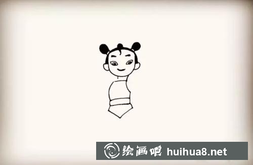 5 哪吒脖子和小肚兜绘制步骤