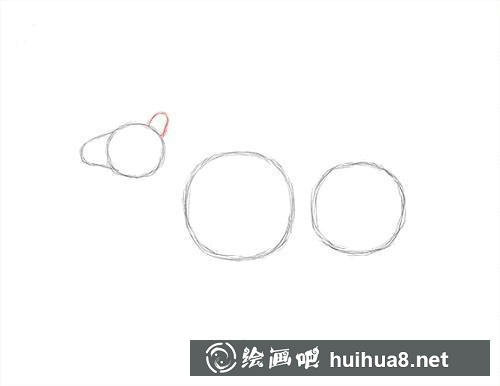 麋鹿素描步骤1