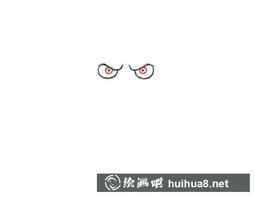 卡通海豚绘画步骤1